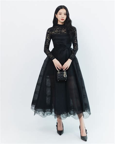 dior backless black dress|jisoo black dress Dior.